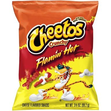 Frito-Lay Cheetos Crunchy Flamin' Hot (Original USA Import) 1.25oz - A Taste of the States