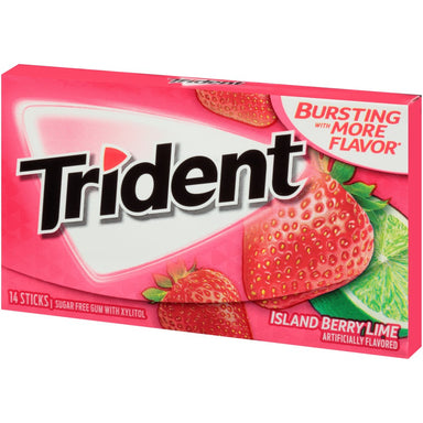 Trident Island Berry Lime Gum (14pc) - A Taste of the States