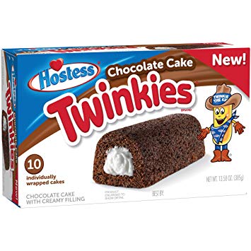 Hostess Chocolate Cake Twinkies (Box of 10) - A Taste of the States