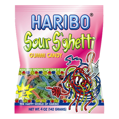Haribo USA Sour S'ghetti (4oz) - A Taste of the States