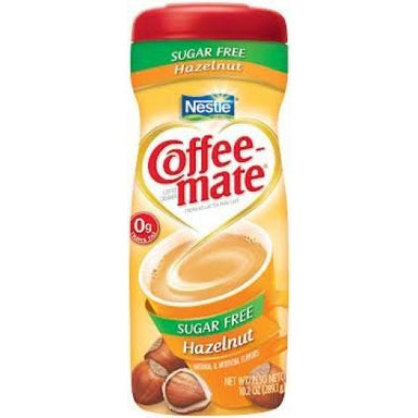 Nestle Coffee-Mate Sugar Free Hazelnut (10.2oz tub) - A Taste of the States
