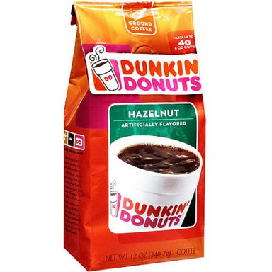 Dunkin' Donuts Hazelnut Ground Coffee (12oz) - A Taste of the States