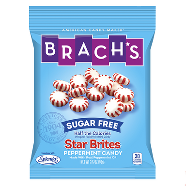 Brach's Sugar Free Peppermint Star Brites 3.5oz (99g) - A Taste of the States