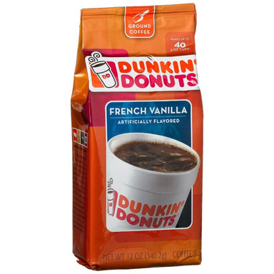 Dunkin' Donuts French Vanilla Ground Coffee (12oz) - A Taste of the States