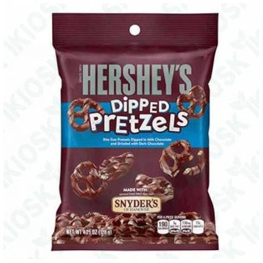 Hershey's Milk Chocolate Dipped Pretzels (120g) - A Taste of the States