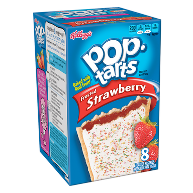 Kellogg's Pop Tarts Frosted Strawberry (8 Pack) - A Taste of the States