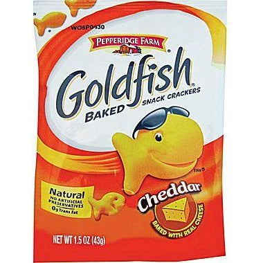 Goldfish Crackers Cheddar Cheese (1.5oz) - A Taste of the States
